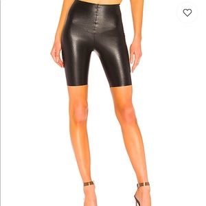 Commando Faux Leather Bike Shorts